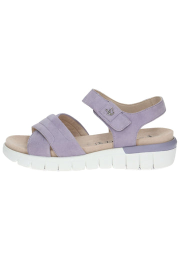 Caprice Sandalen Veloursleder Lavendel