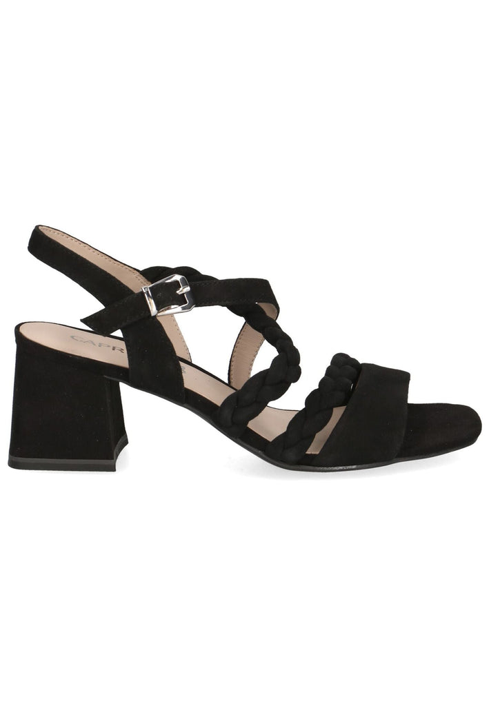 Caprice Sandalen Veloursleder Schwarz