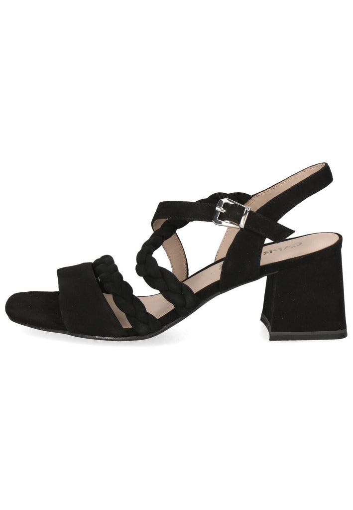 Caprice Sandalen Veloursleder Schwarz