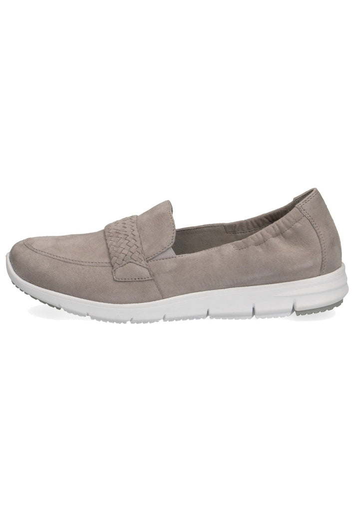 Slipper Caprice Slipper Veloursleder Hellgrau