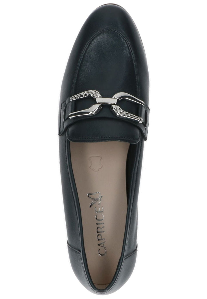 Caprice Slipper Leder Ozean
