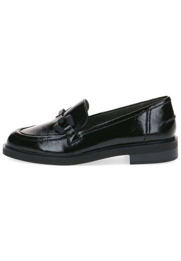 Caprice Slipper Leder Schwarz