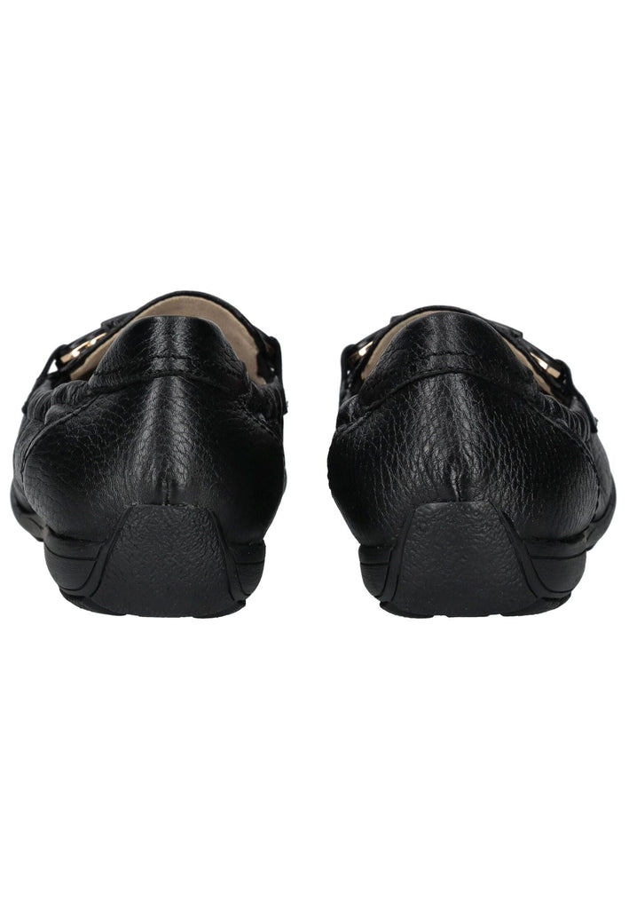 Caprice Slipper Leder Schwarz