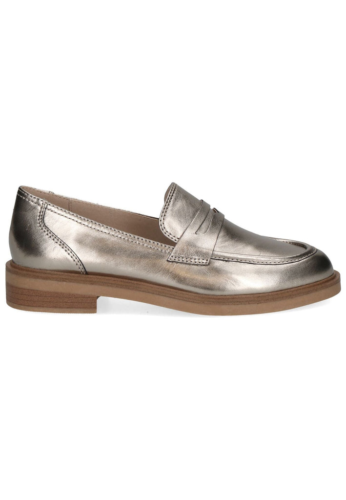 Caprice Slipper Leder Taupe