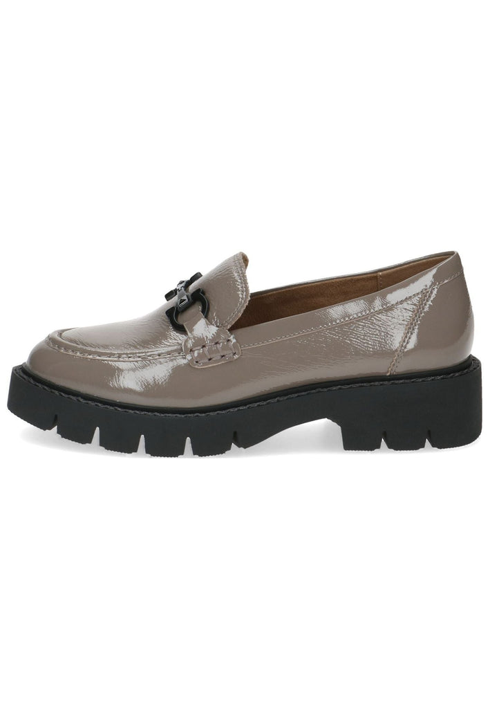 Caprice Slipper Leder Taupe