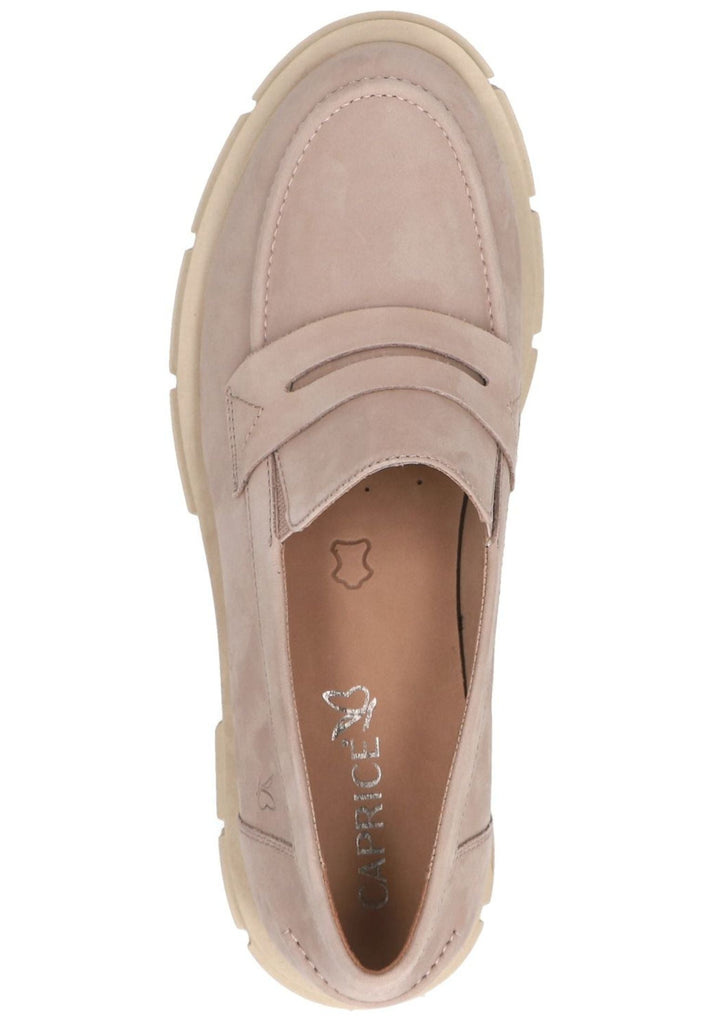 Caprice Slipper Leder Taupe