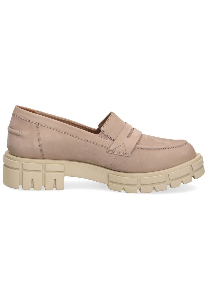 Caprice Slipper Leder Taupe