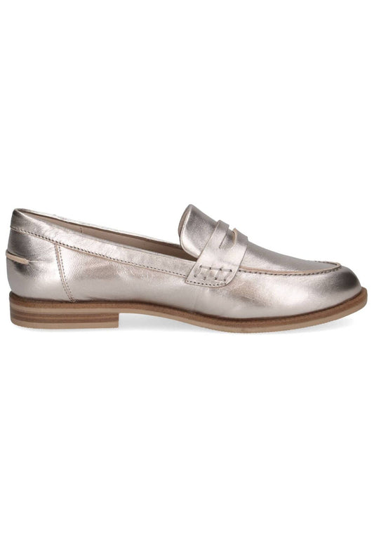 Caprice Slipper Leder Taupe