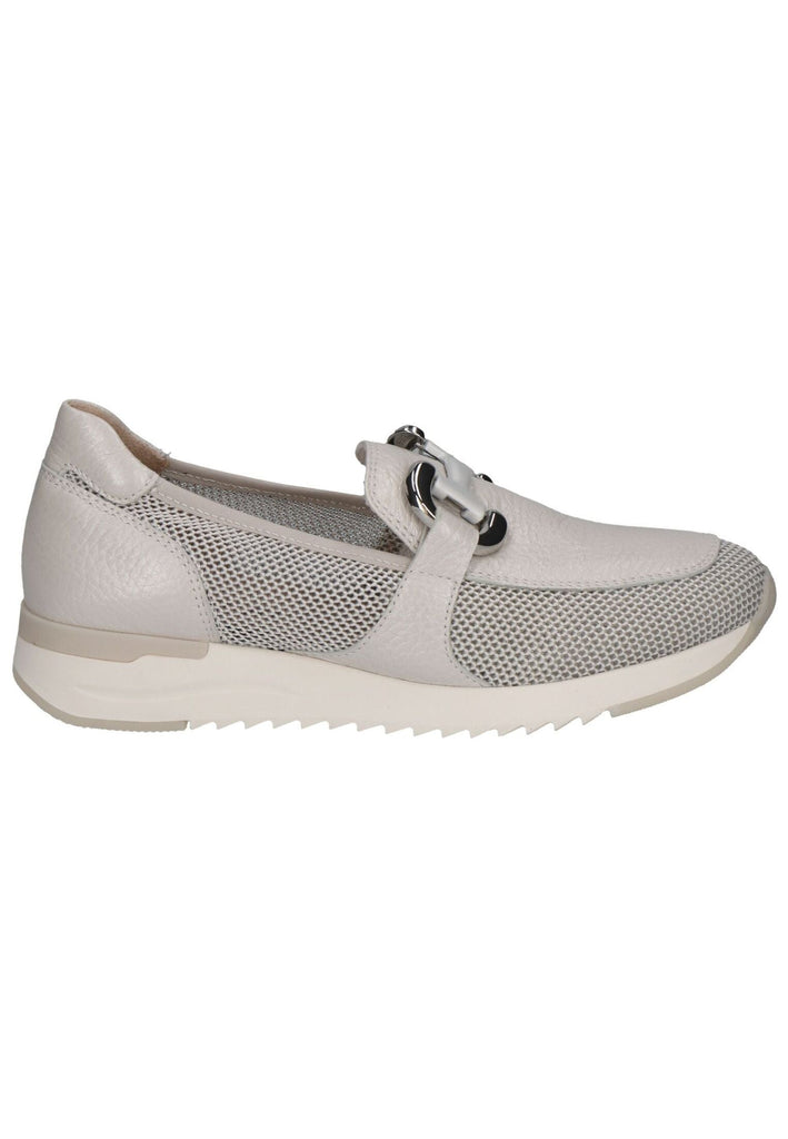 Caprice Slipper Leder/Textil Grau