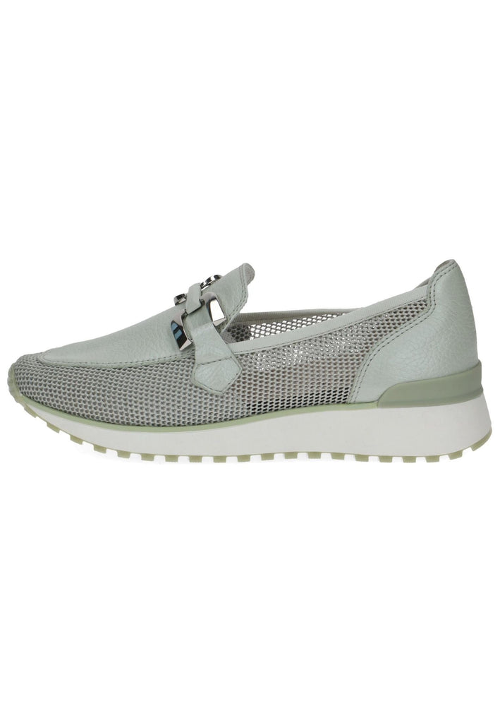 Caprice Slipper Leder/Textil Mint