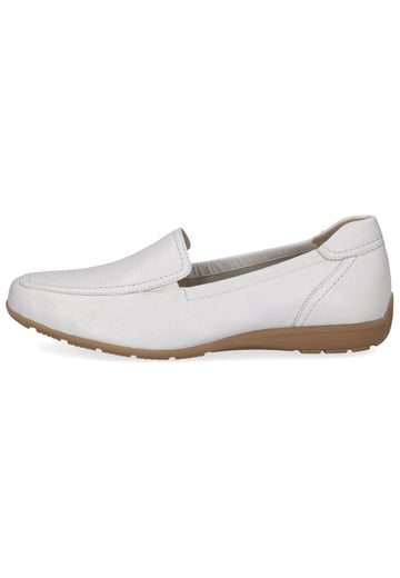 Caprice Slipper Leder Weiß