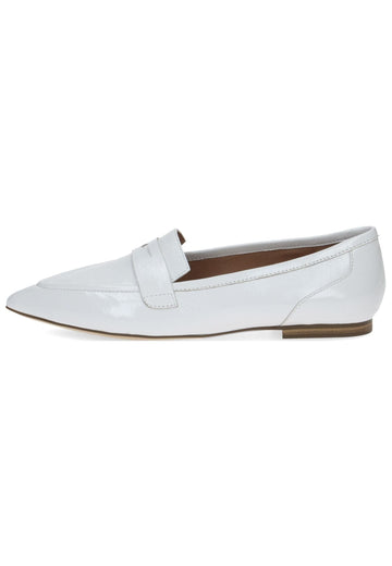 Caprice Slipper Leder Weiß