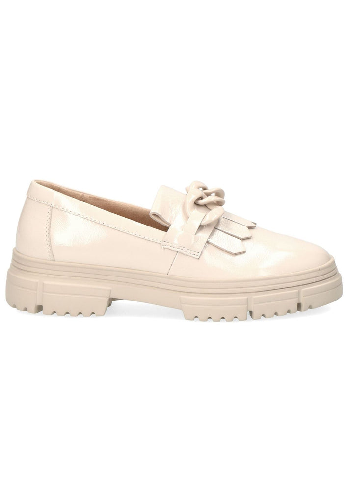 Caprice Slipper Leder Weiß