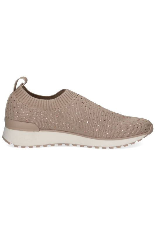 Caprice Slipper Lederimitat/Textil Sand