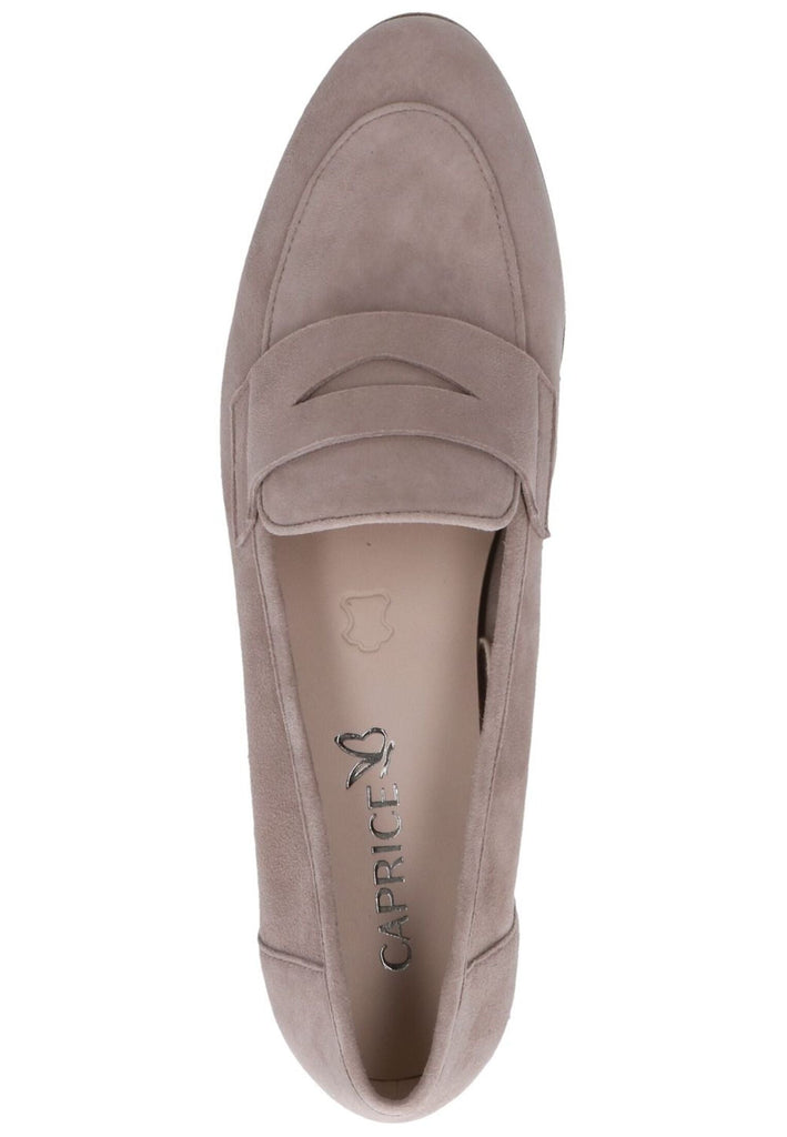 Caprice Slipper Veloursleder Beige