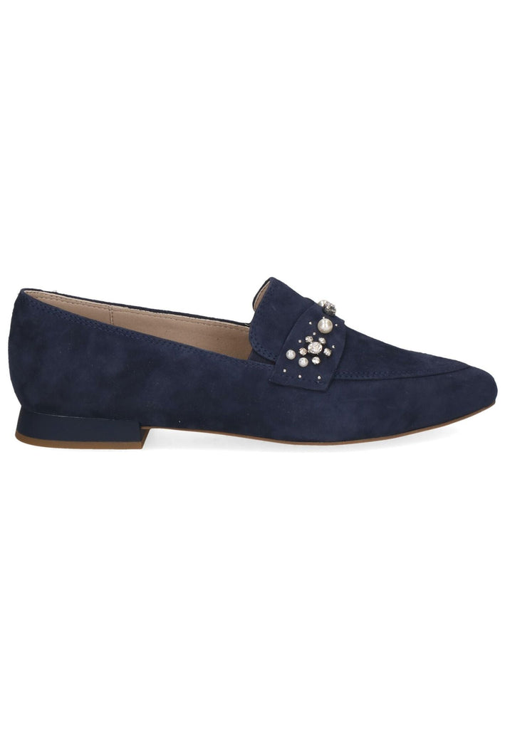 Caprice Slipper Veloursleder Blau