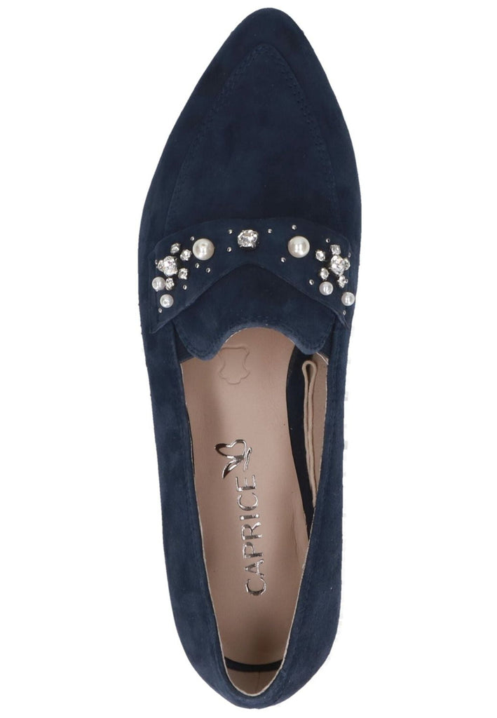 Caprice Slipper Veloursleder Blau