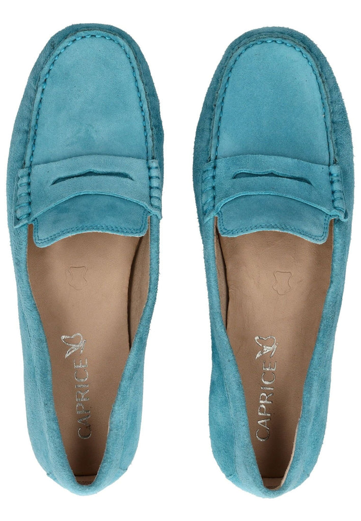 Caprice Slipper Veloursleder Blau