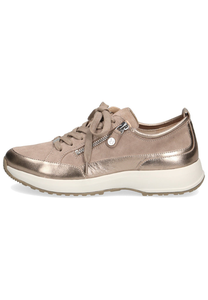 Sneaker Caprice Sneaker Leder Beige/Silber