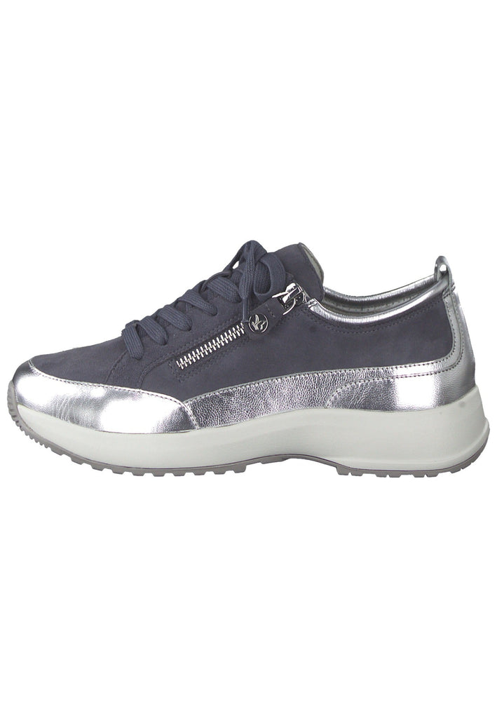 Sneaker Caprice Sneaker Leder Blau/Silber
