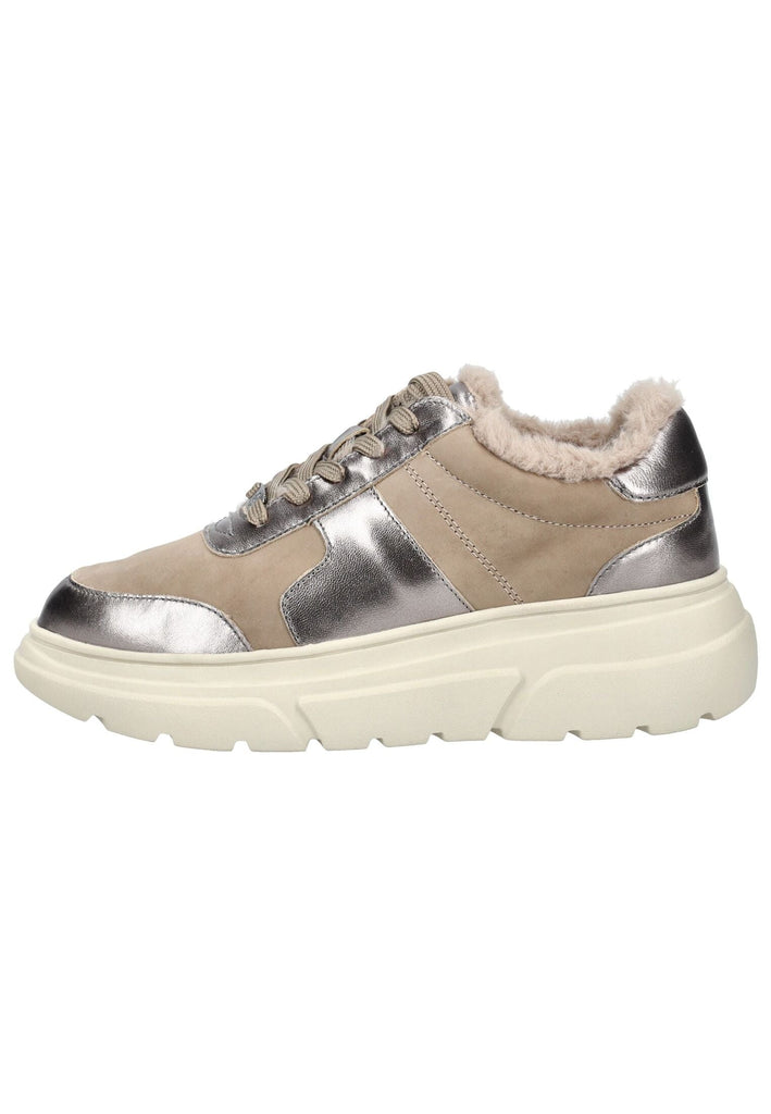 Sneaker Caprice Sneaker Leder Taupe Warmfutter