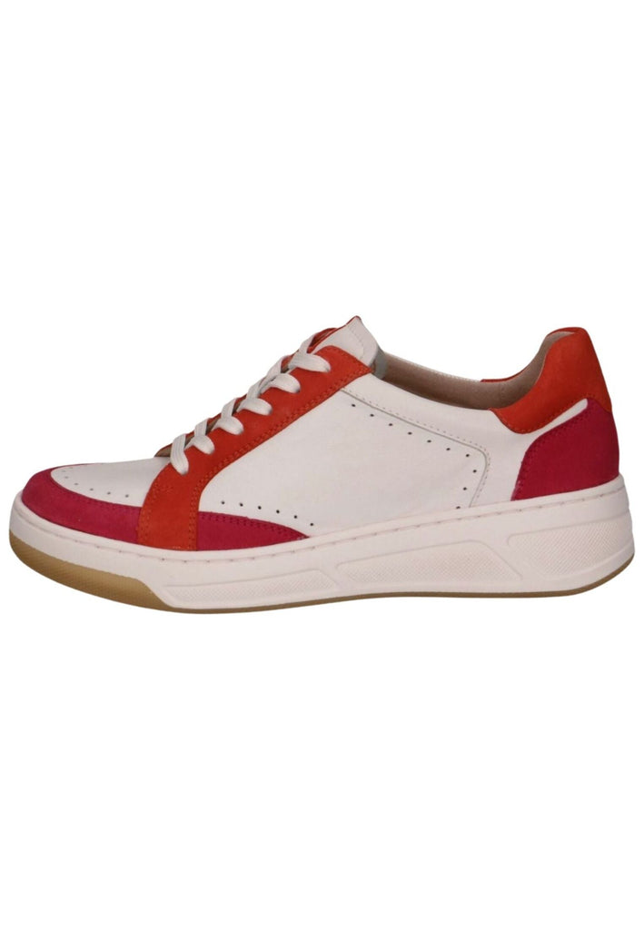 Sneaker Caprice Sneaker Leder Weiß/Rot