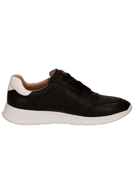 Caprice Sneaker Leder Schwarz/Weiß