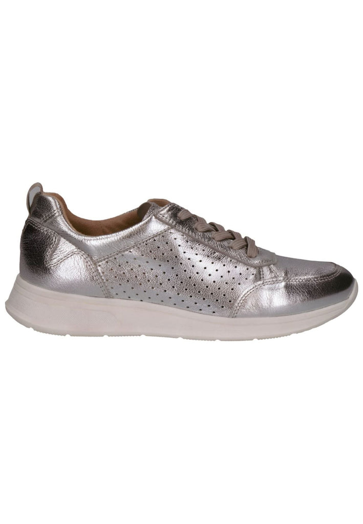Caprice Sneaker Leder Silber