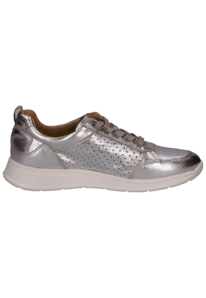Caprice Sneaker Leder Silber