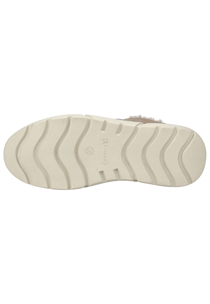 Caprice Sneaker Leder Taupe Warmfutter