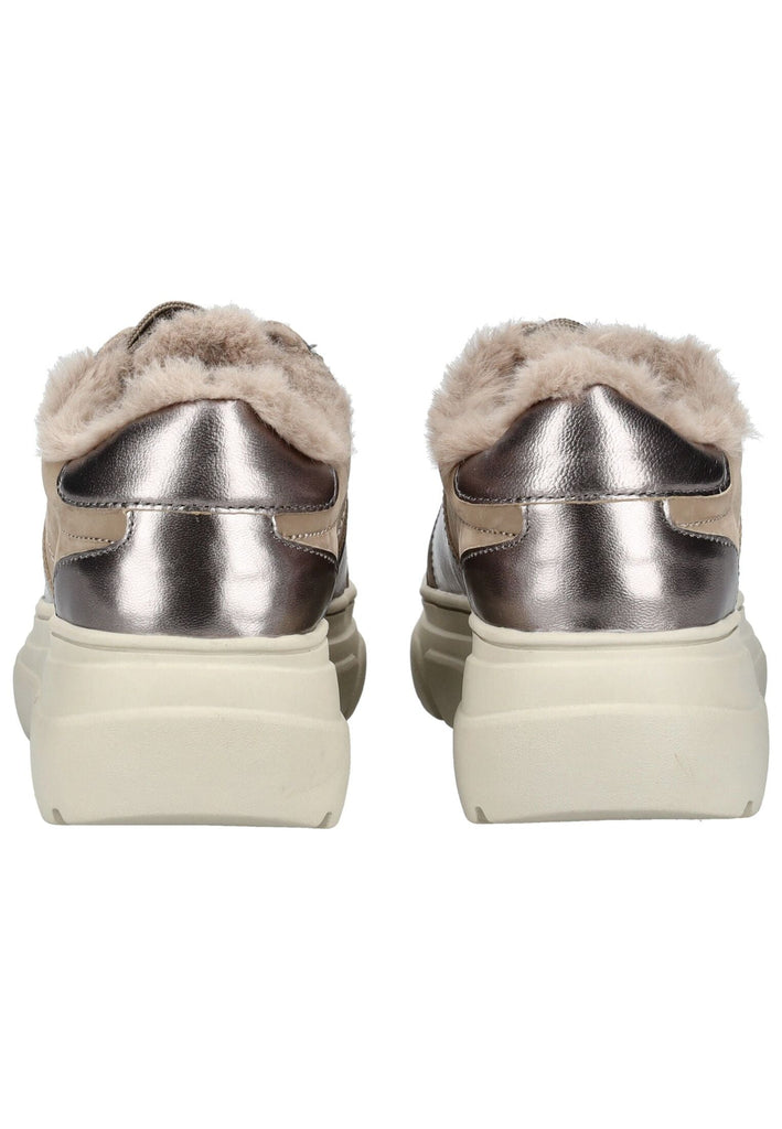 Caprice Sneaker Leder Taupe Warmfutter