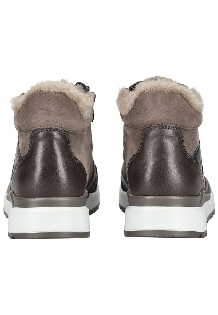 Caprice Sneaker Leder/Textil Taupe Warmfutter