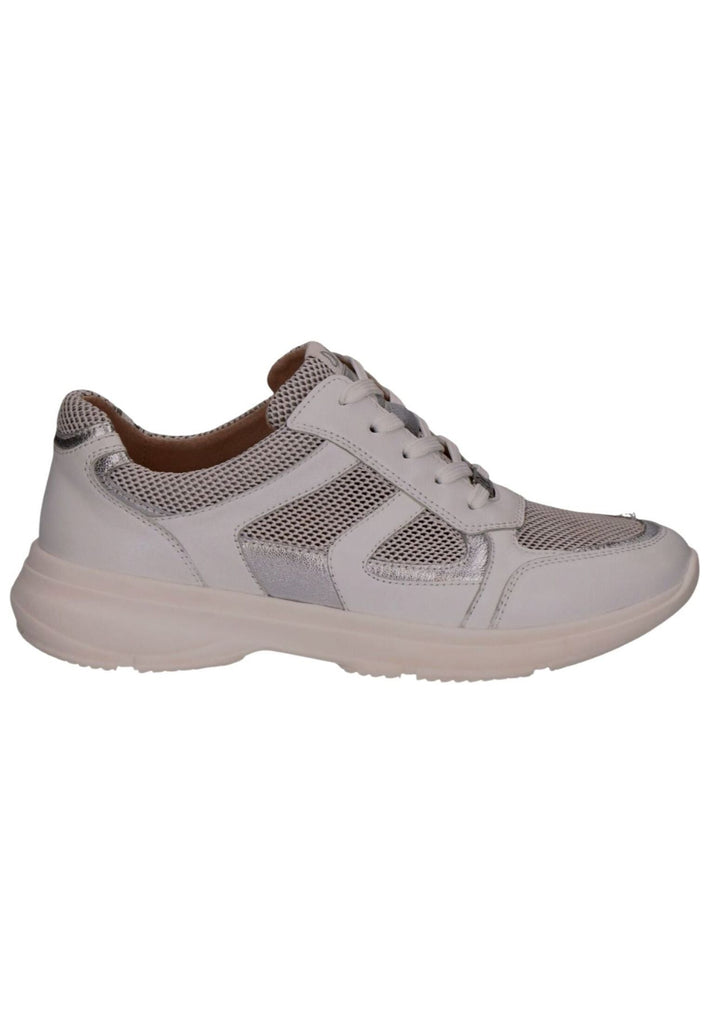 Caprice Sneaker Leder/Textil Weiß/Silber