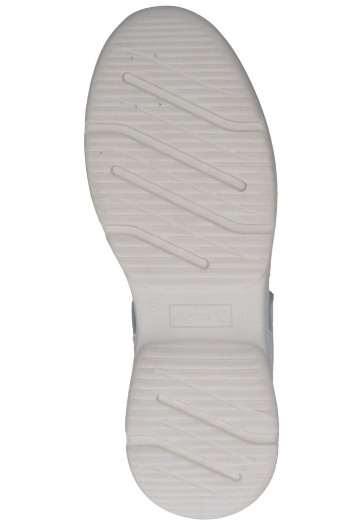 Caprice Sneaker Leder/Textil Weiß/Silber