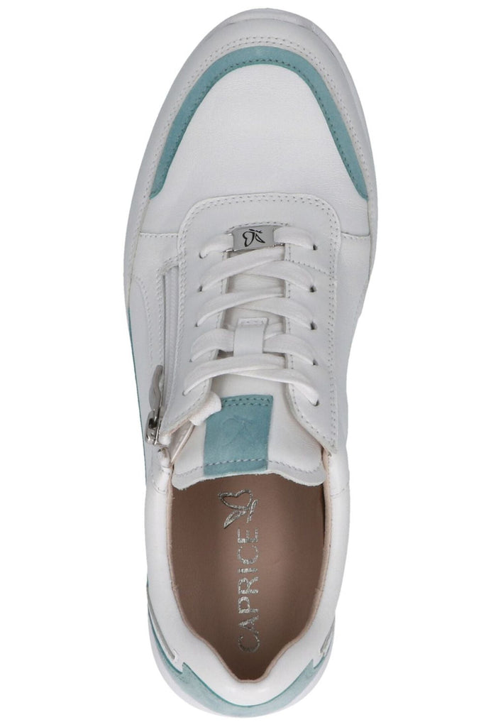 Caprice Sneaker Leder Weiß/Blau
