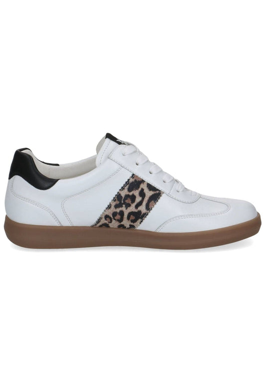 Caprice Sneaker Leder Weiß/Braun