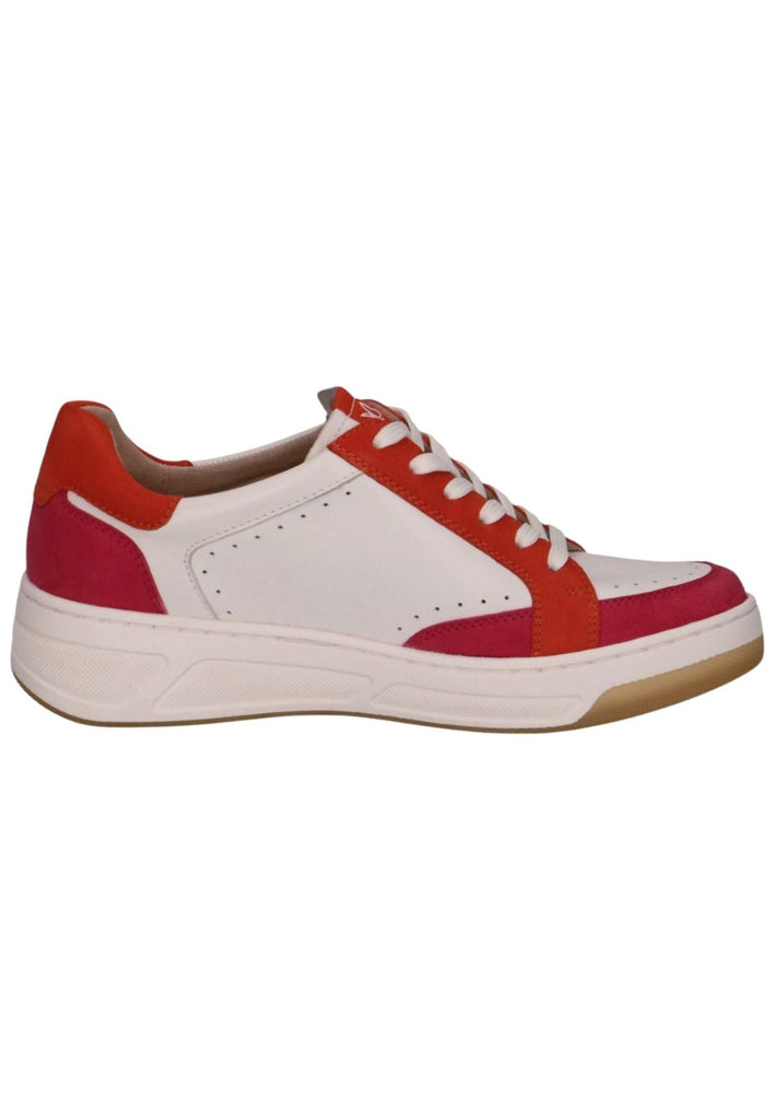 Caprice Sneaker Leder Weiß/Rot