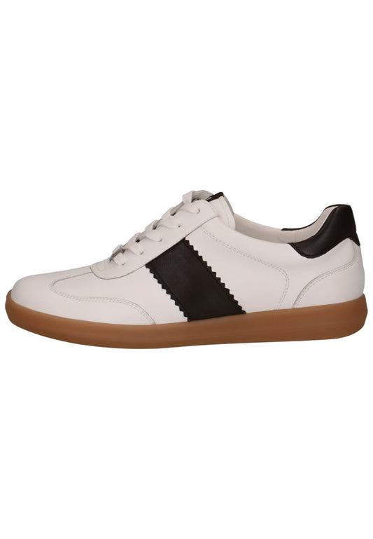 Caprice Sneaker Leder Weiß/Schwarz