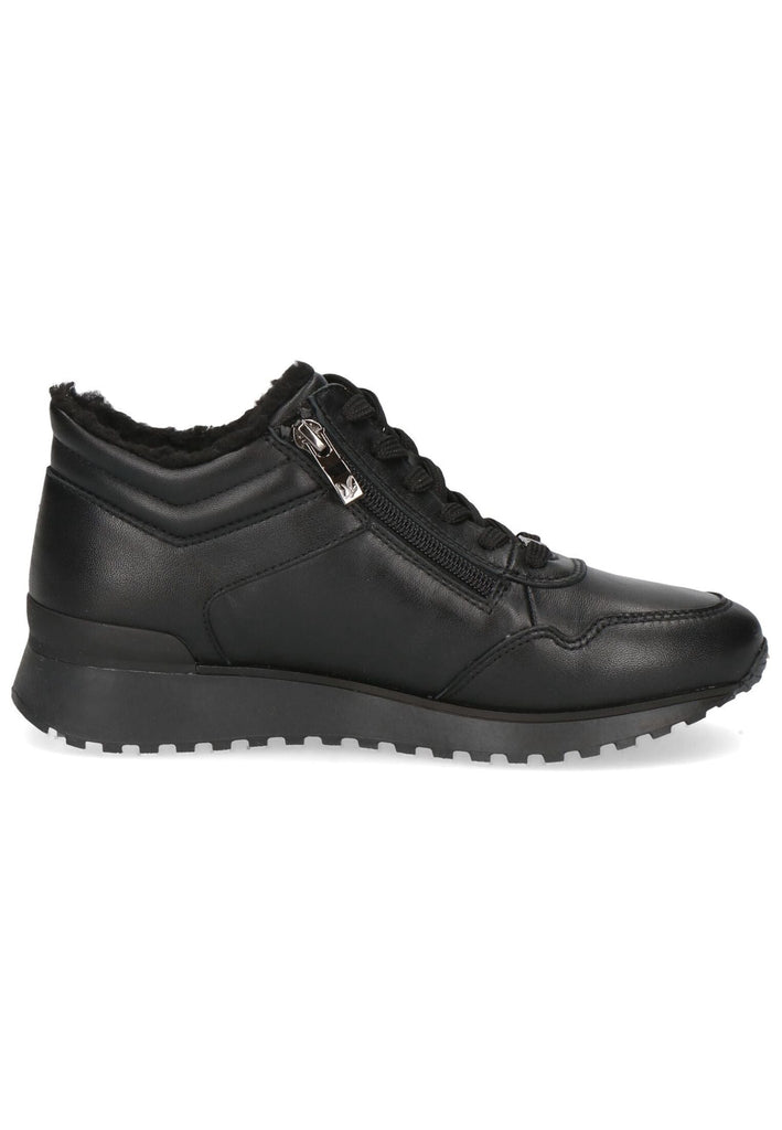 Caprice Sneaker Nappaleder Schwarz Warmfutter