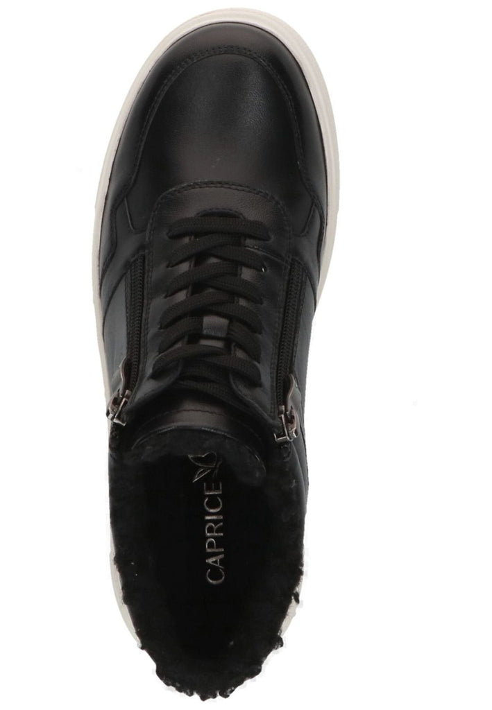 Caprice Sneaker Nappaleder Schwarz Warmfutter