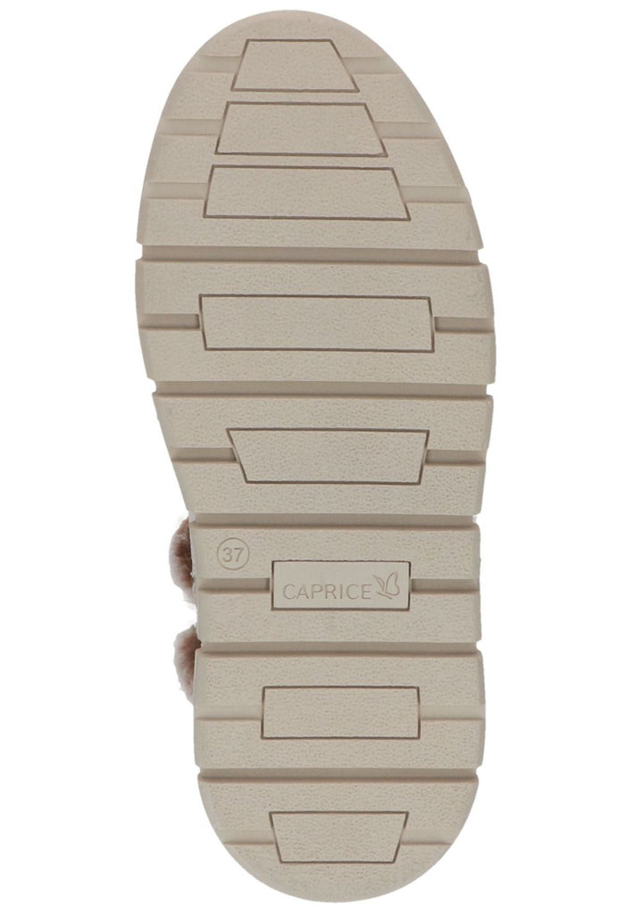 Caprice Sneaker Textil Weiß Warmfutter