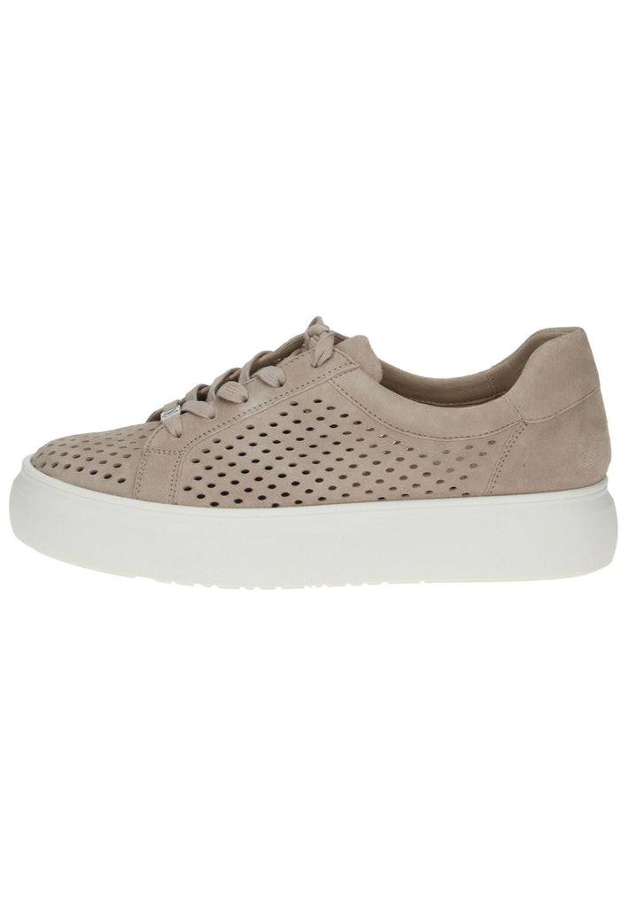 Caprice Sneaker Veloursleder Sand