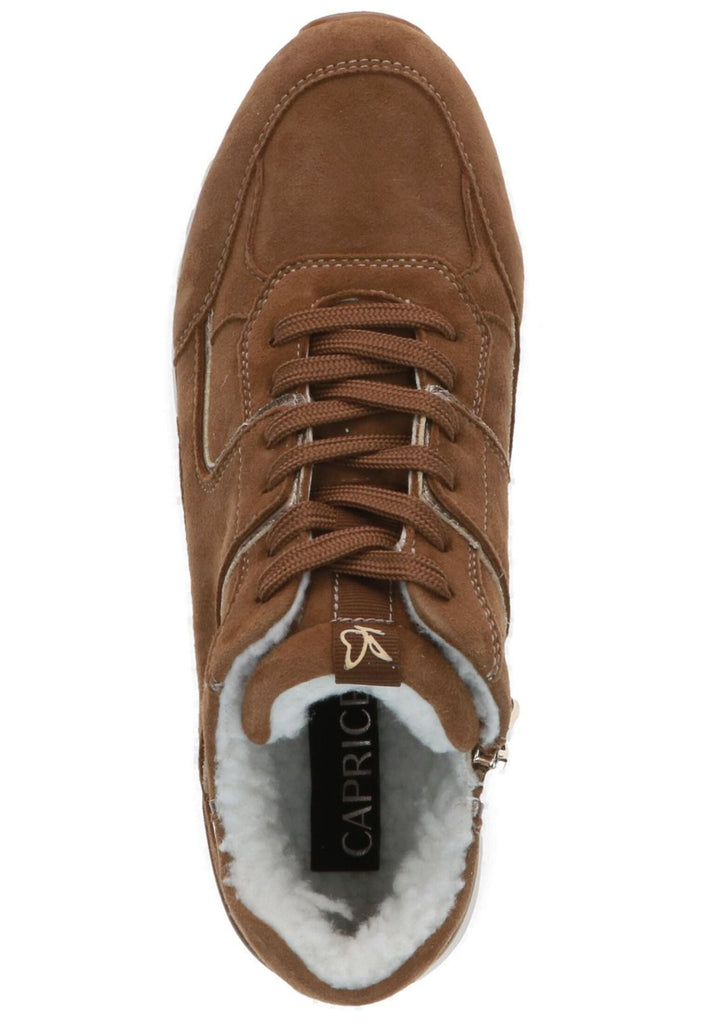 Caprice Sneaker Veloursleder/Synthetik Braun Warmfutter