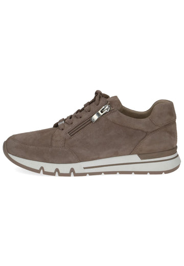 Caprice Sneaker Veloursleder Taupe