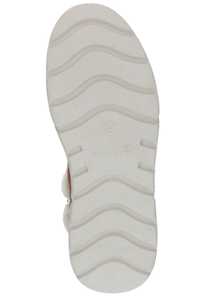 Caprice Sneaker Veloursleder/Textil Cognac Warmfutter