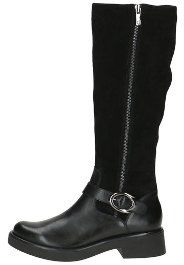 Stiefel Caprice Stiefel Leder Schwarz Warmfutter