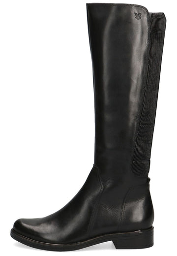 Stiefel Caprice Stiefel Leder/Synthetik Schwarz Kombi