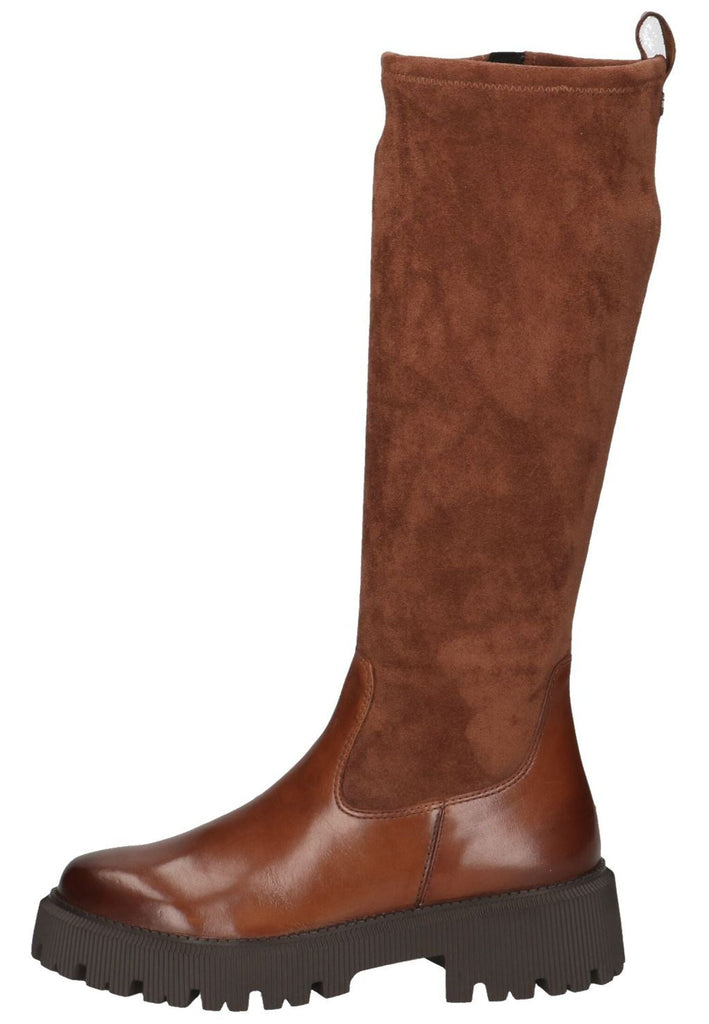 Stiefel Caprice Stiefel Leder/Textil Cognac Warmfutter