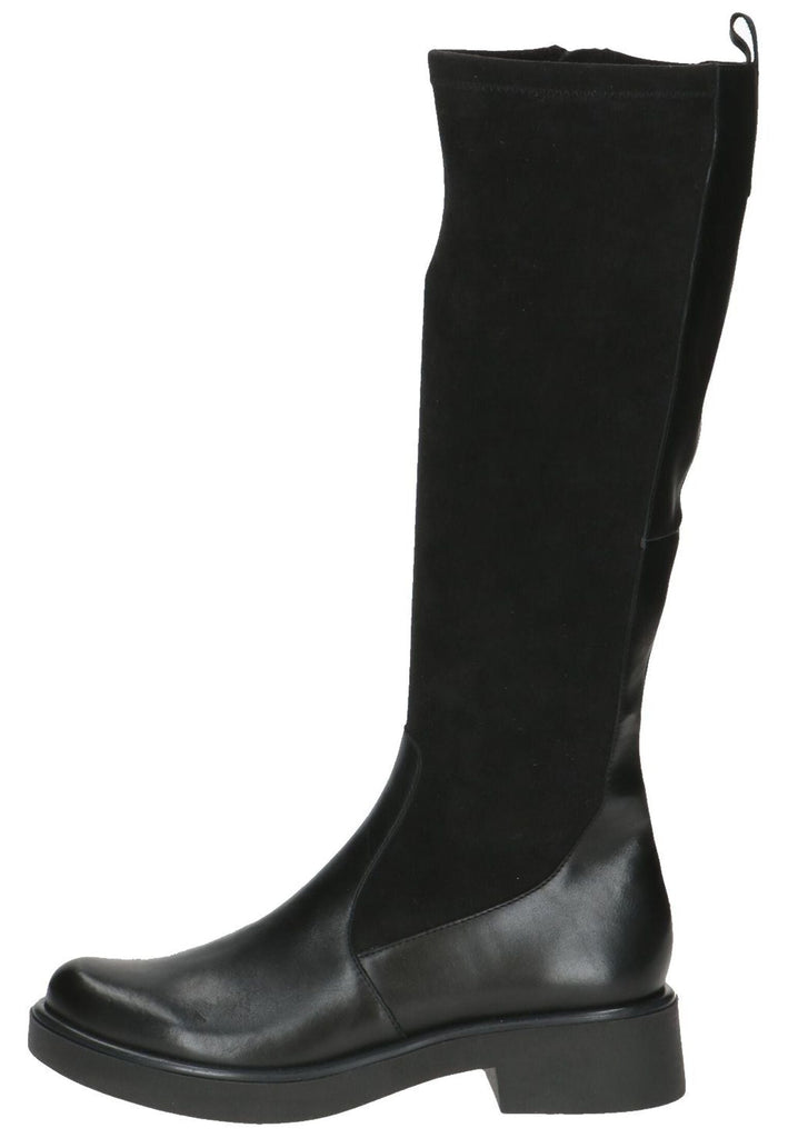 Stiefel Caprice Stiefel Leder/Textil Schwarz Warmfutter