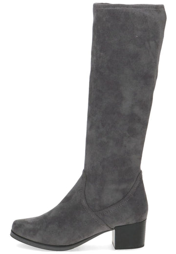 Stiefel Caprice Stiefel Lederimitat Dunkelgrau